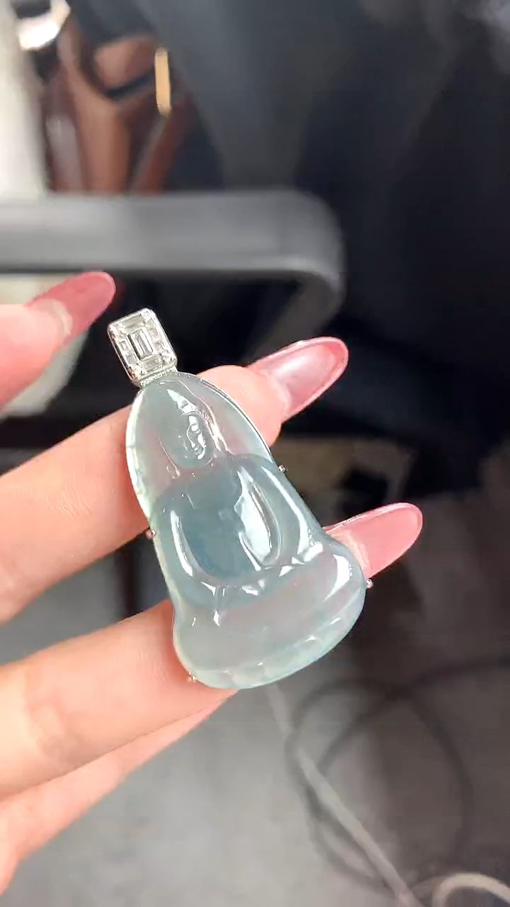 【闪购商品】翡翠吊坠(不含链)未镶嵌18-观音（多样性发货一件