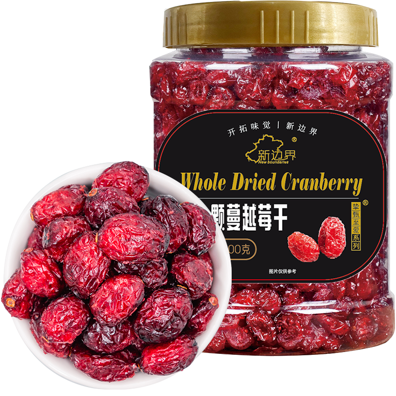 【新边界】整一颗蔓越莓干400g*1罐/*2罐