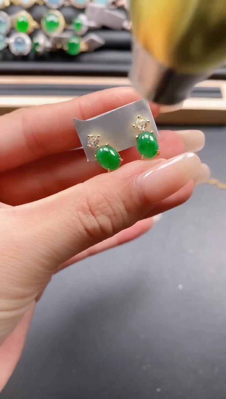 银S925镶嵌戒指翡翠1111