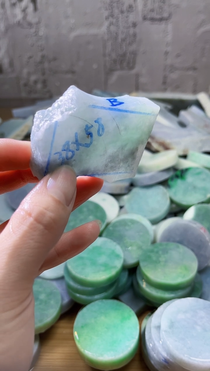 裸石翡翠天然翡翠A货石 南 611