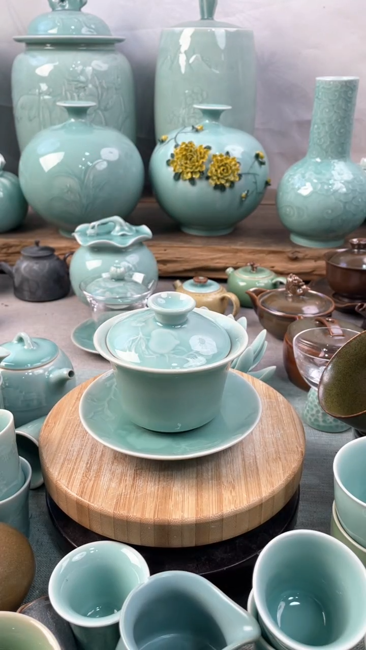 【闪购商品】特价 微瑕 慧仙青瓷