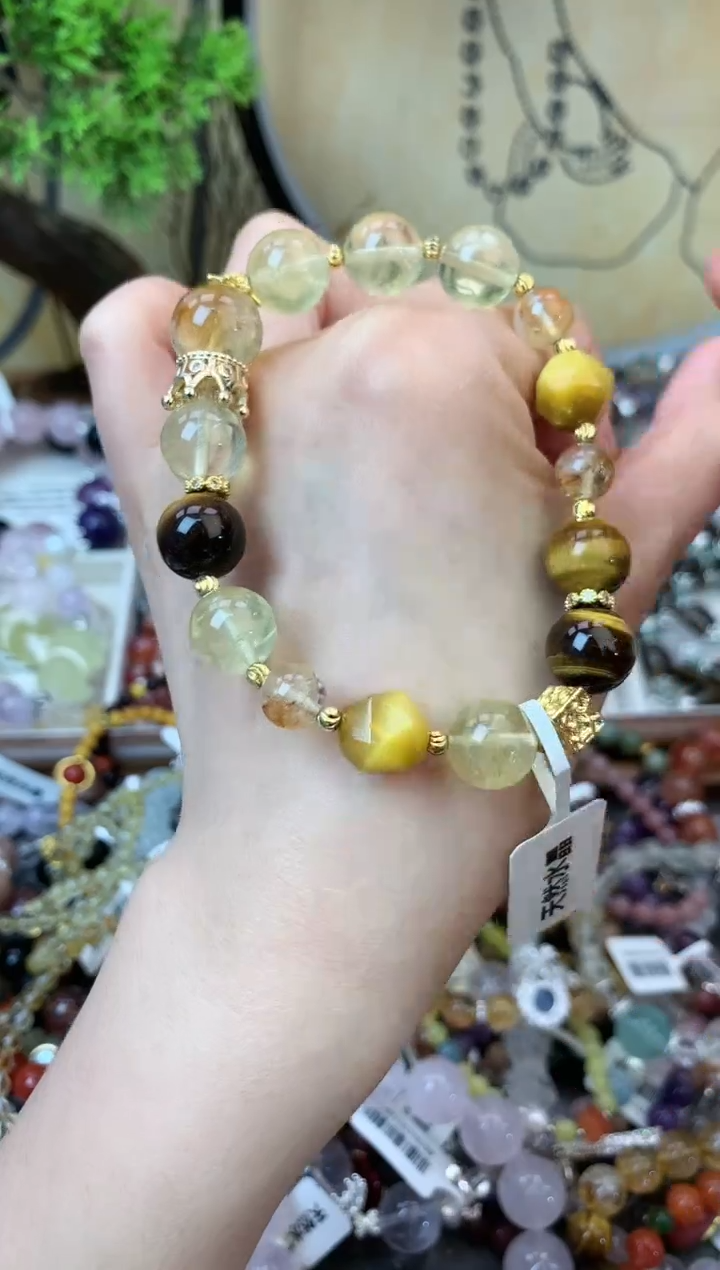 【闪购商品】黄晶手链未镶嵌449手串