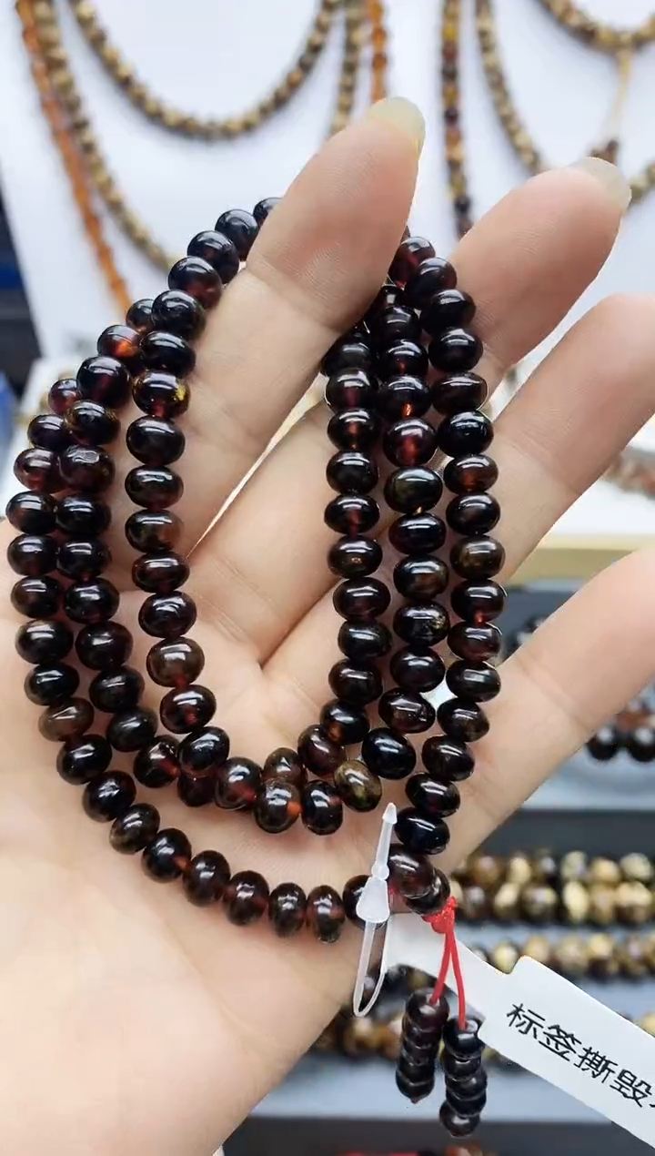 【闪购商品】琥珀颈饰未镶嵌6琥珀