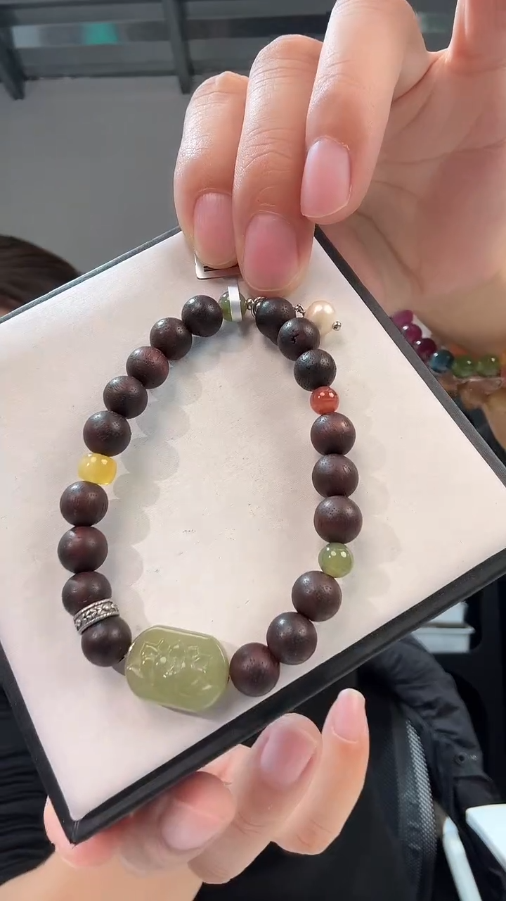 未镶嵌手链和田玉优7252 约8mm