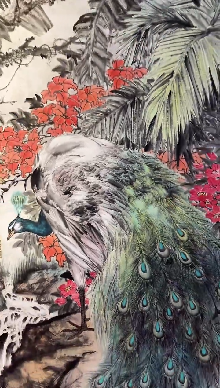 国画周建真老师绘画作品（湖社书）12-41