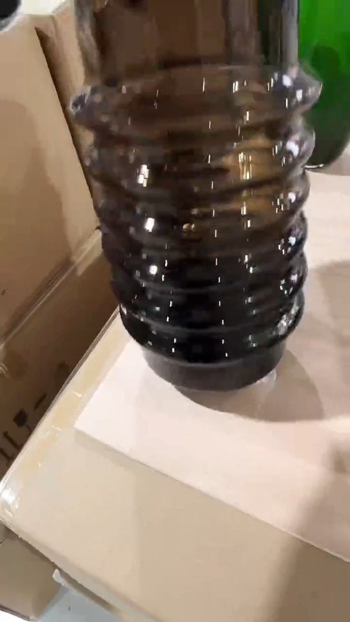 【闪购商品】玻璃咖色圈圈