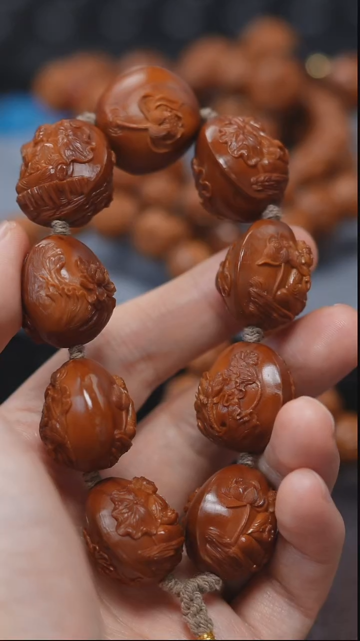 其他橄榄核诸**九橄榄核手串
