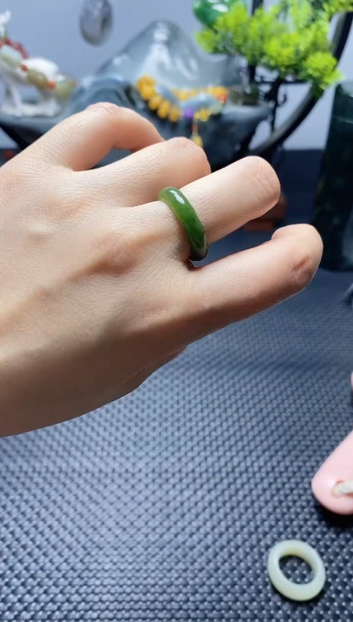 【闪购商品】和田玉（糖玉）戒指未镶嵌戒圈