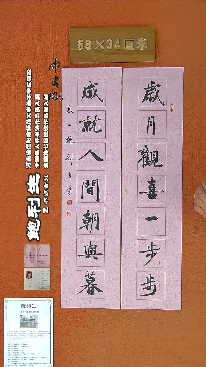 【闪购商品】书法101鲍利生书法作品