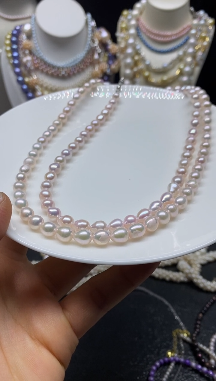 颈饰未镶嵌淡水珍珠多人