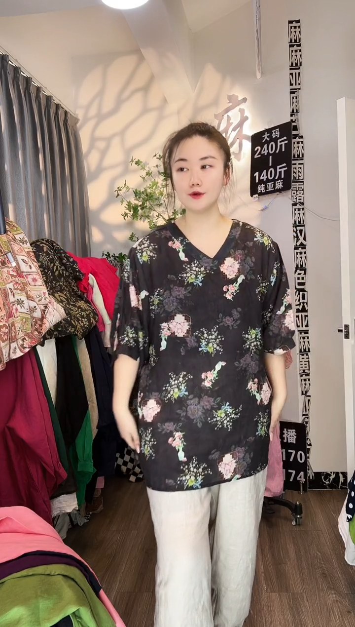 亚麻大码女装系列。140斤-240斤