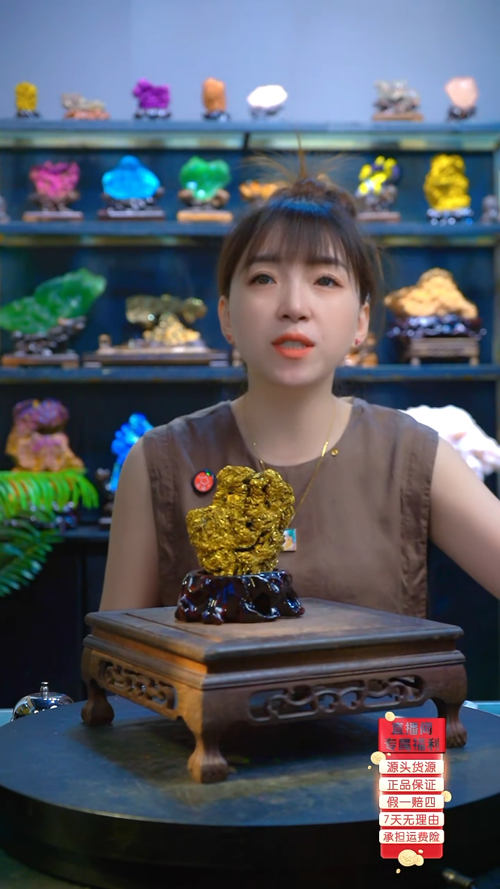 石材精品斑铜矿，石头摆件
