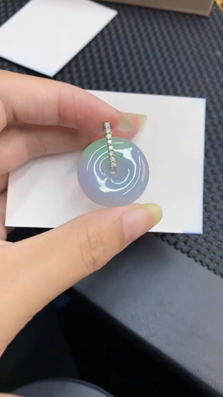 【闪购商品】翡翠颈饰18K金镶嵌            8