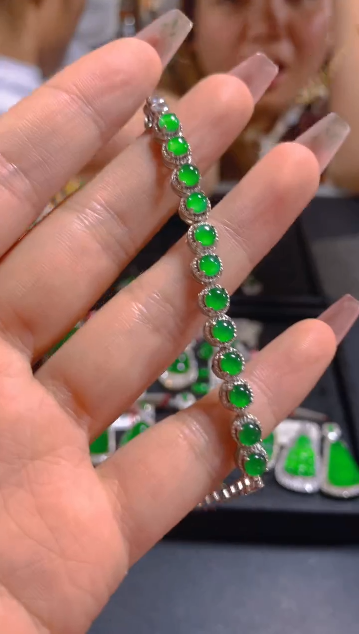 未镶嵌手链翡翠0784078255多样性发一