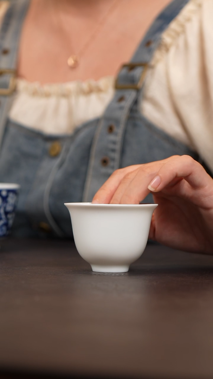 白胎手工铃铛杯 