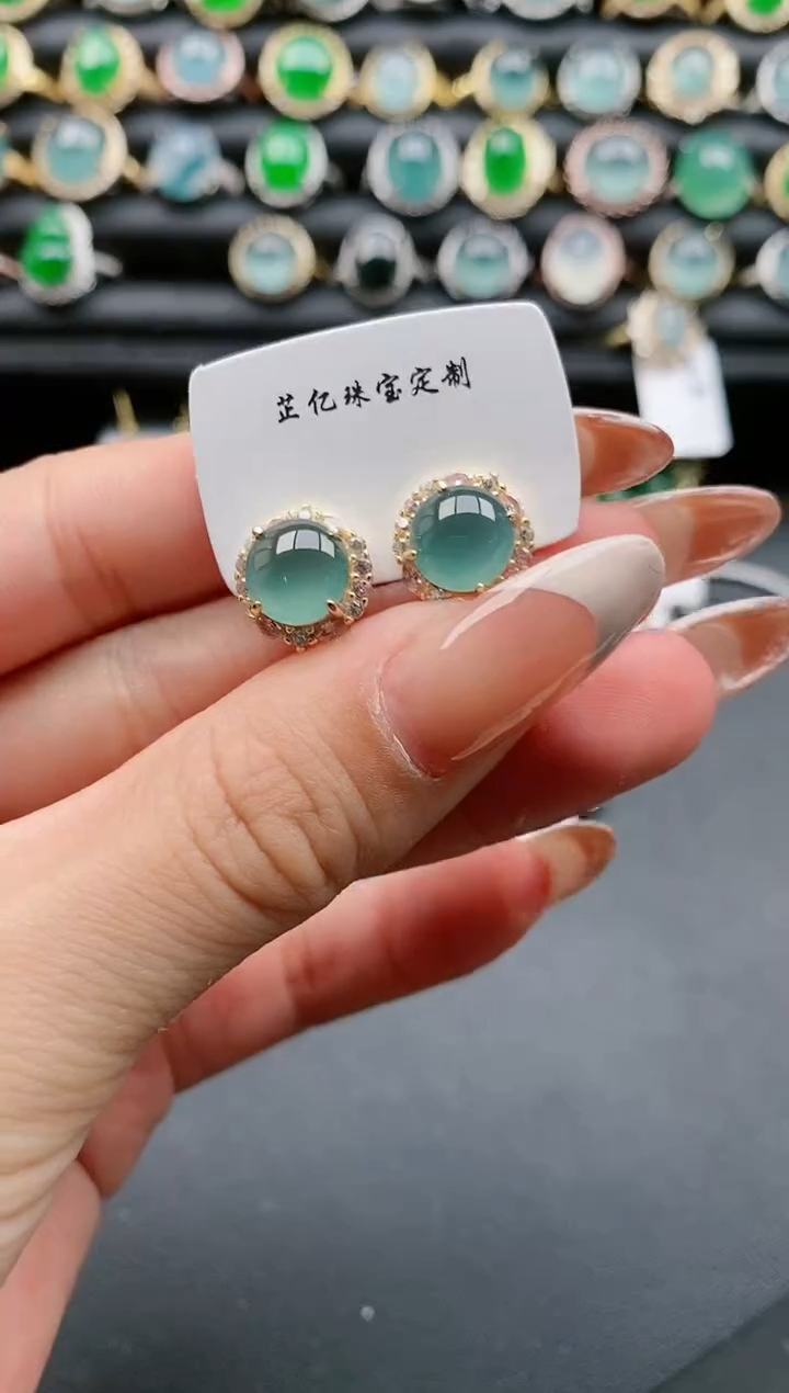 【闪购商品】翡翠戒指银S925镶嵌1111