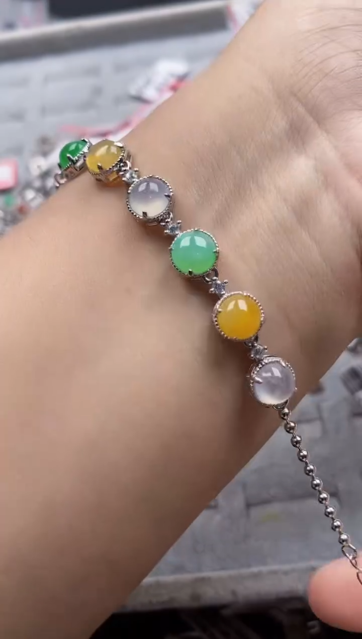 翡翠戒指银S925镶嵌3333333   8