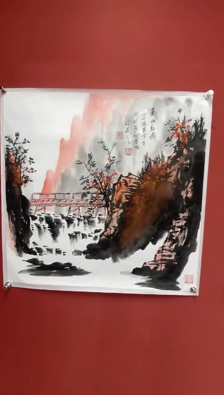 【闪购商品】国画张领军4平尺画作-1