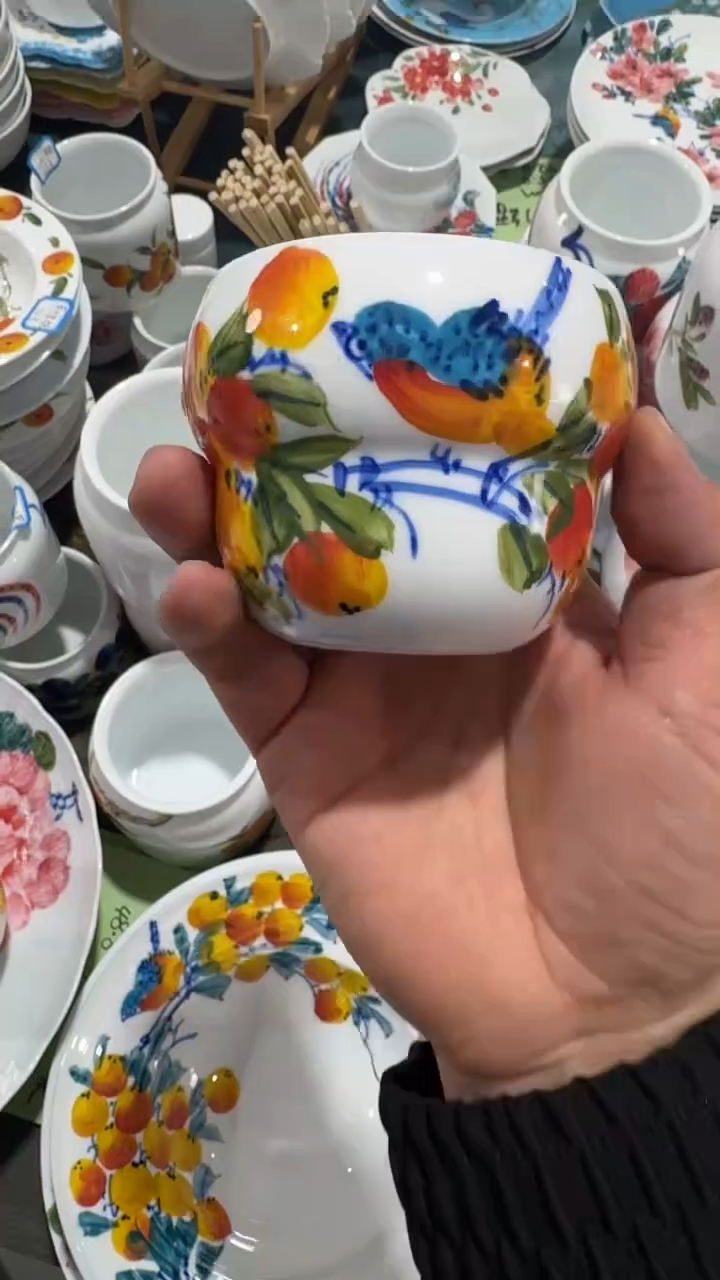 摆件陶瓷景德镇高温瓷（大葫芦杯）