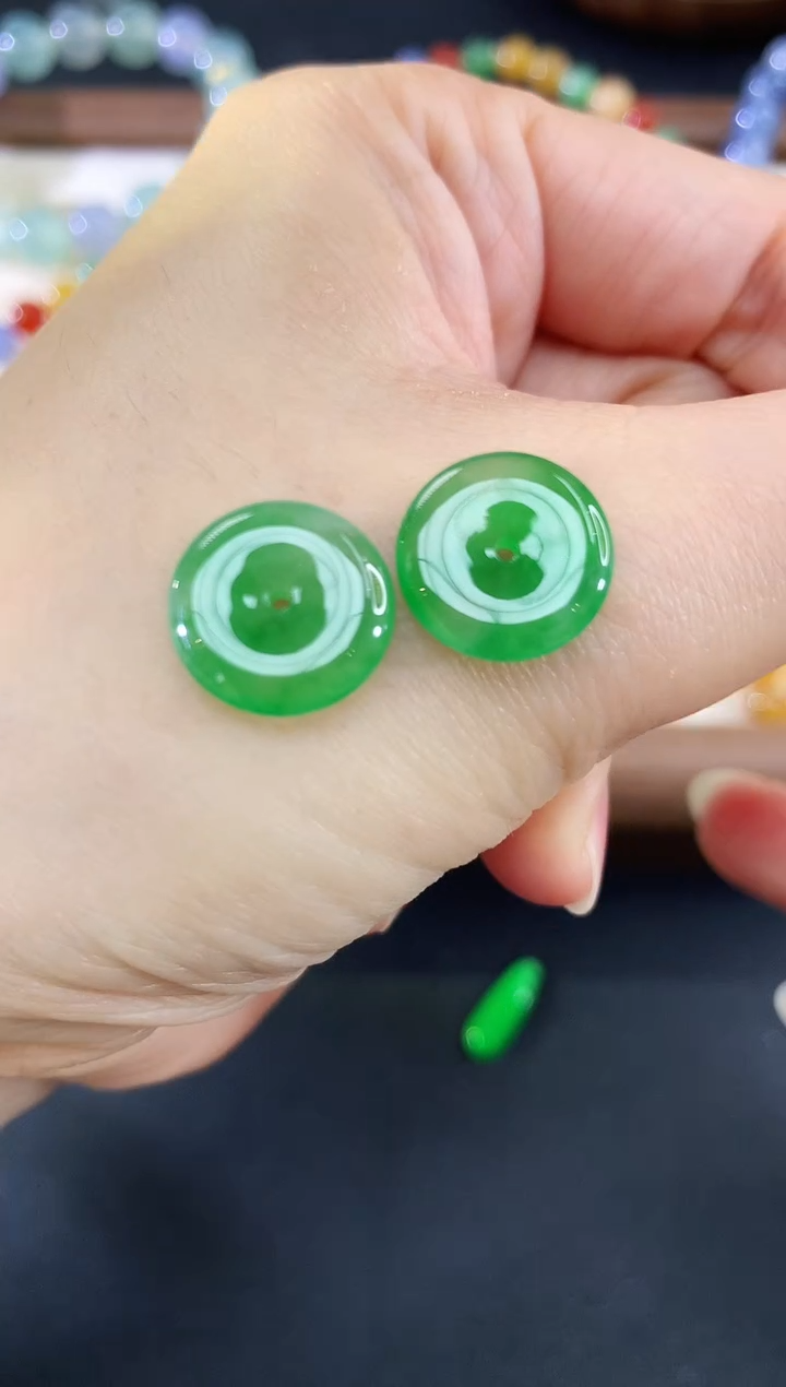 未镶嵌翡翠耳饰241买断场不退不换|4980