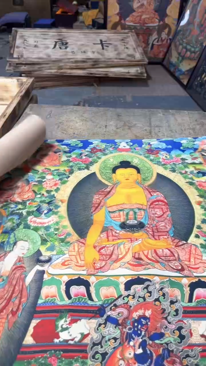 卷轴画玖忆唐卡TK046