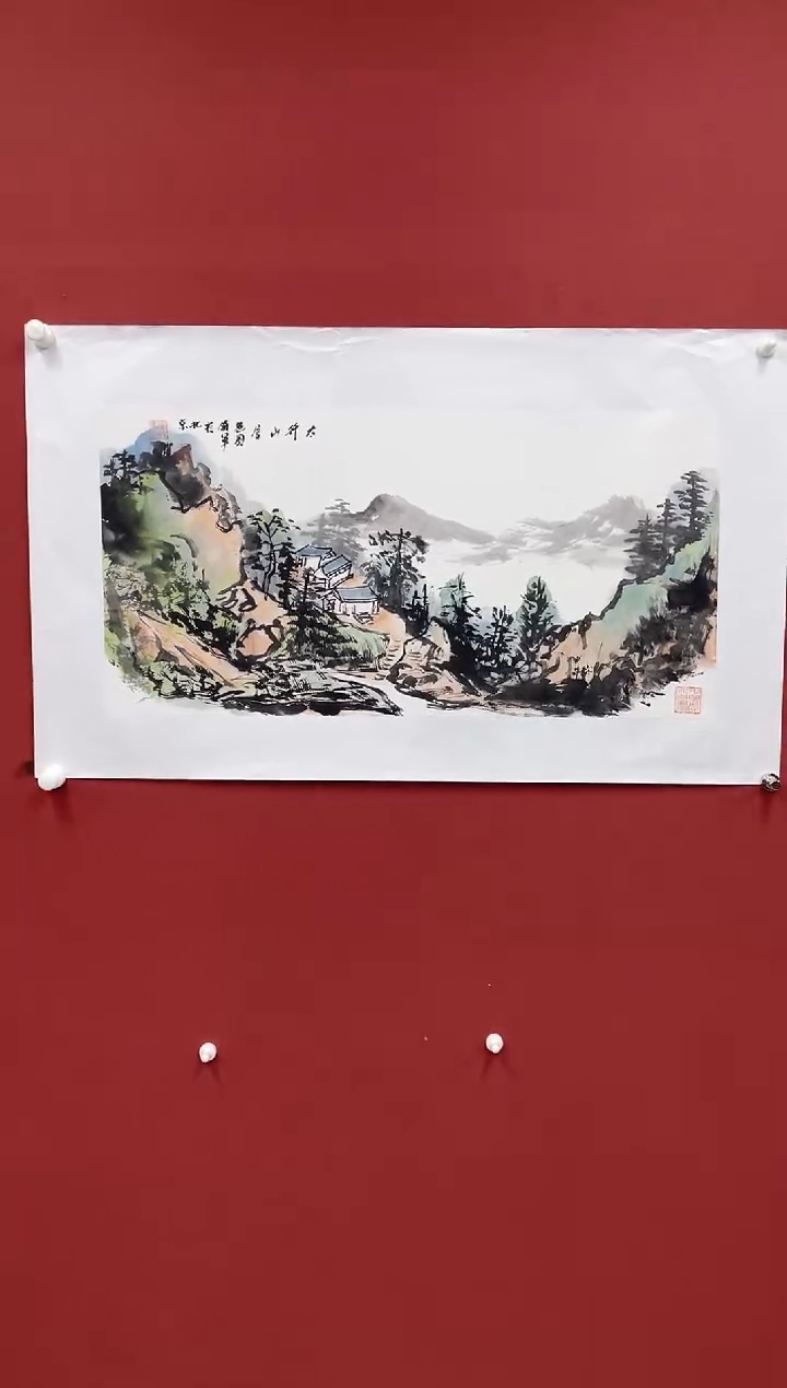 【闪购商品】国画张领军2平尺画作-7