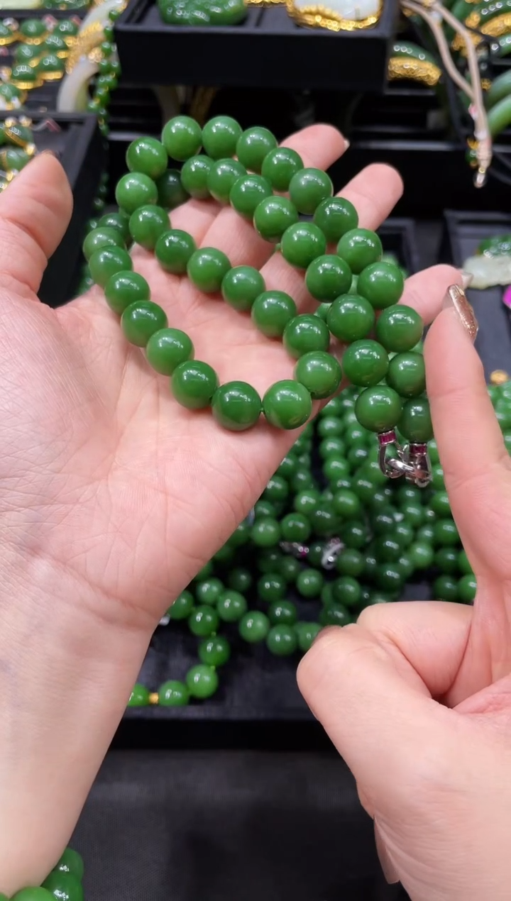 【闪购商品】和田玉妈妈链未镶嵌Z多样性发一 