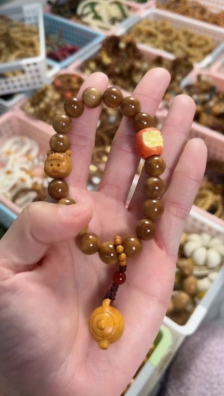 【闪购商品】库克手串库克圆珠搭配把把胡10mm