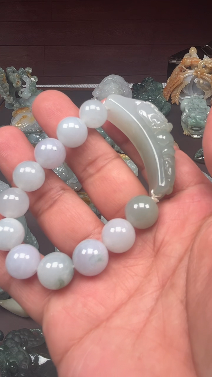 【闪购商品】翡翠颈饰未镶嵌珠串