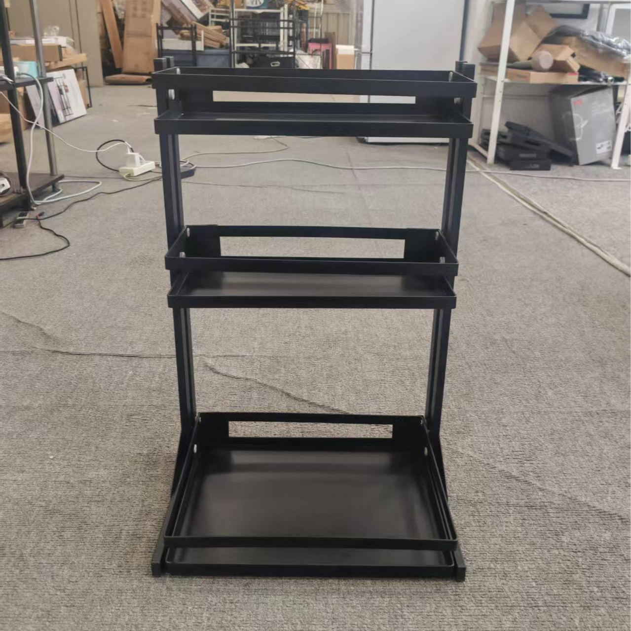 【库存】DG036折叠调料架置物架（35*25*36/55）