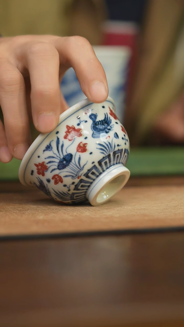 【闪购商品】杯柴窑青花破价福利