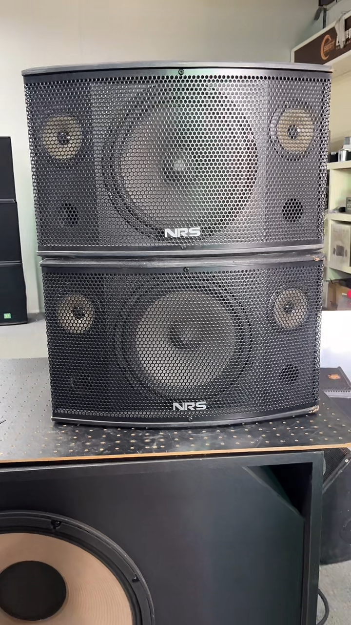 不包邮 10寸卡包双高音 音响 二手 KTV音箱一对 运费到付