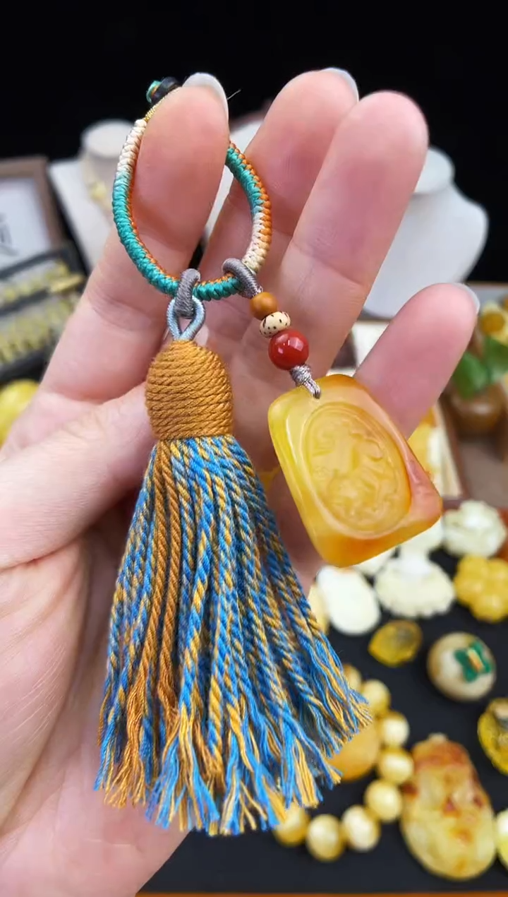 琥珀未镶嵌珠宝奇石柒月