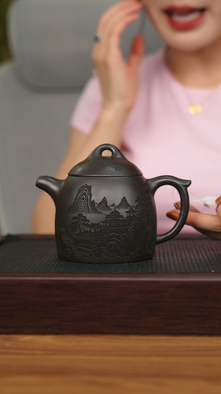 茶壶紫砂  宜兴原矿 手工 紫砂壶 