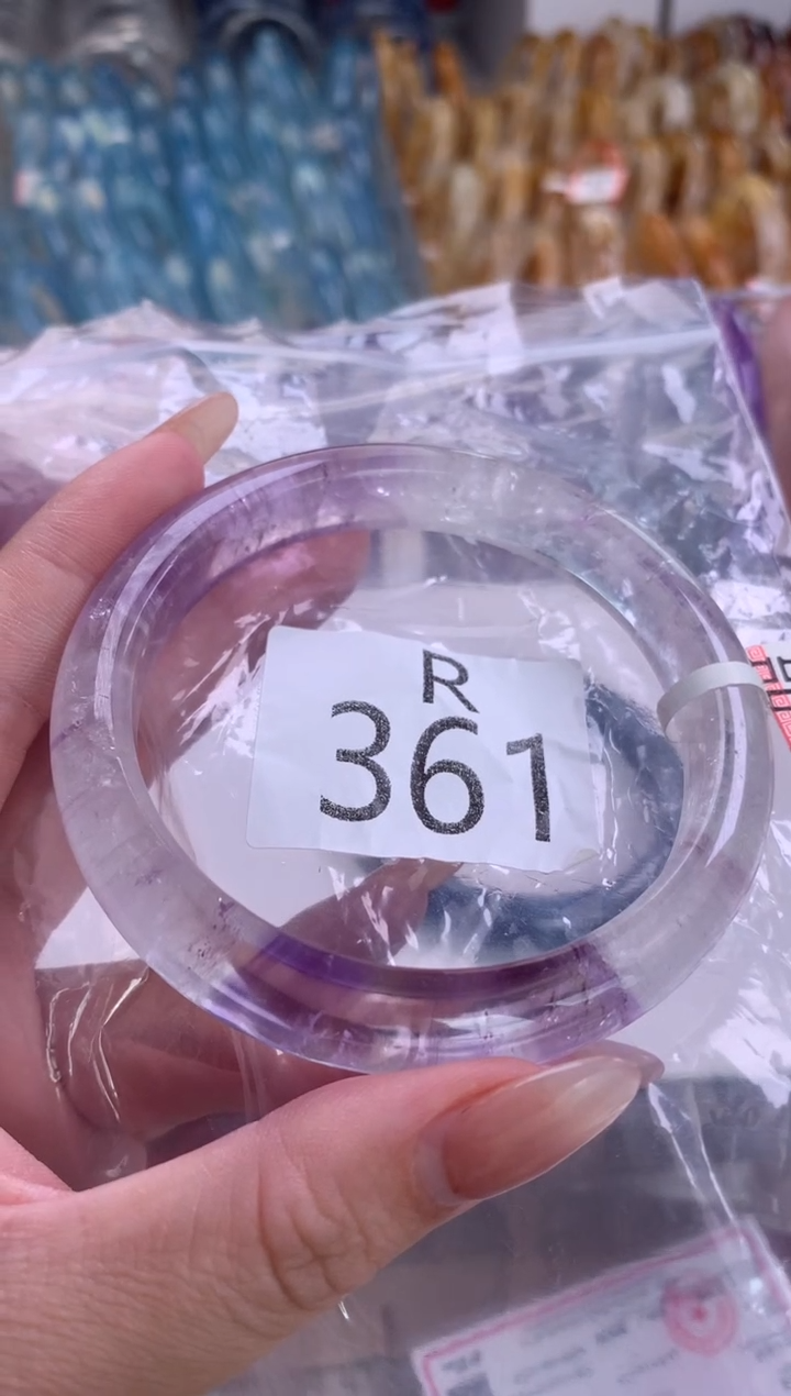 水晶珠宝半成品未镶嵌快***业水晶手镯361-62