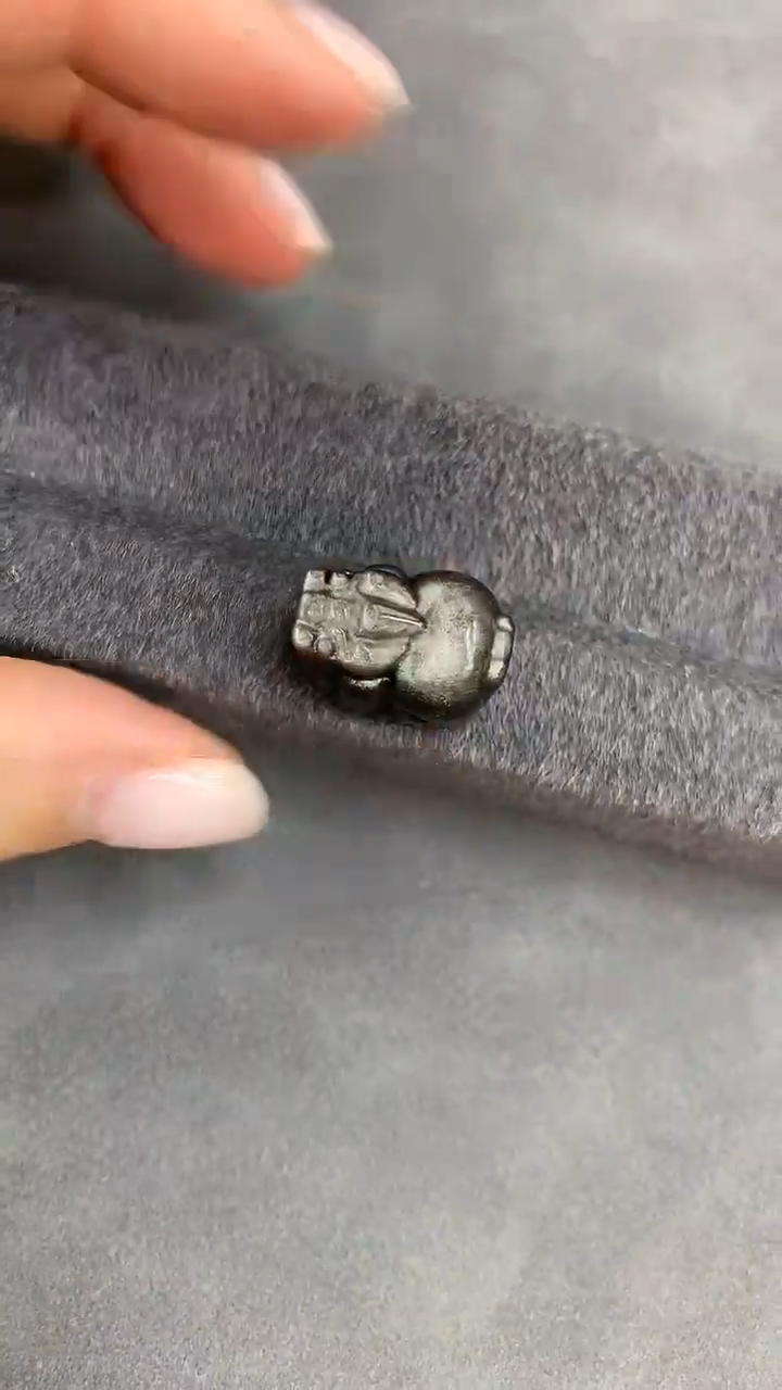 未镶嵌笔搁紫晶9银耀石貔貅多样性发一个