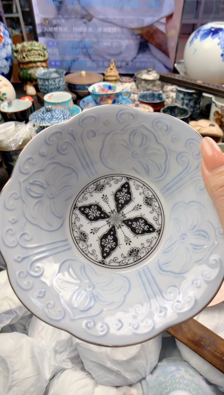 瓷片号九姑娘工艺品瓷器