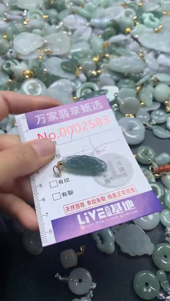 吊坠(不含链)未镶嵌翡翠2583