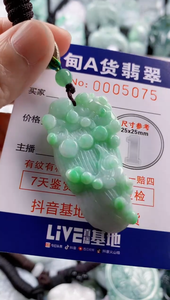 【闪购商品】翡翠吊坠(不含链)未镶嵌1