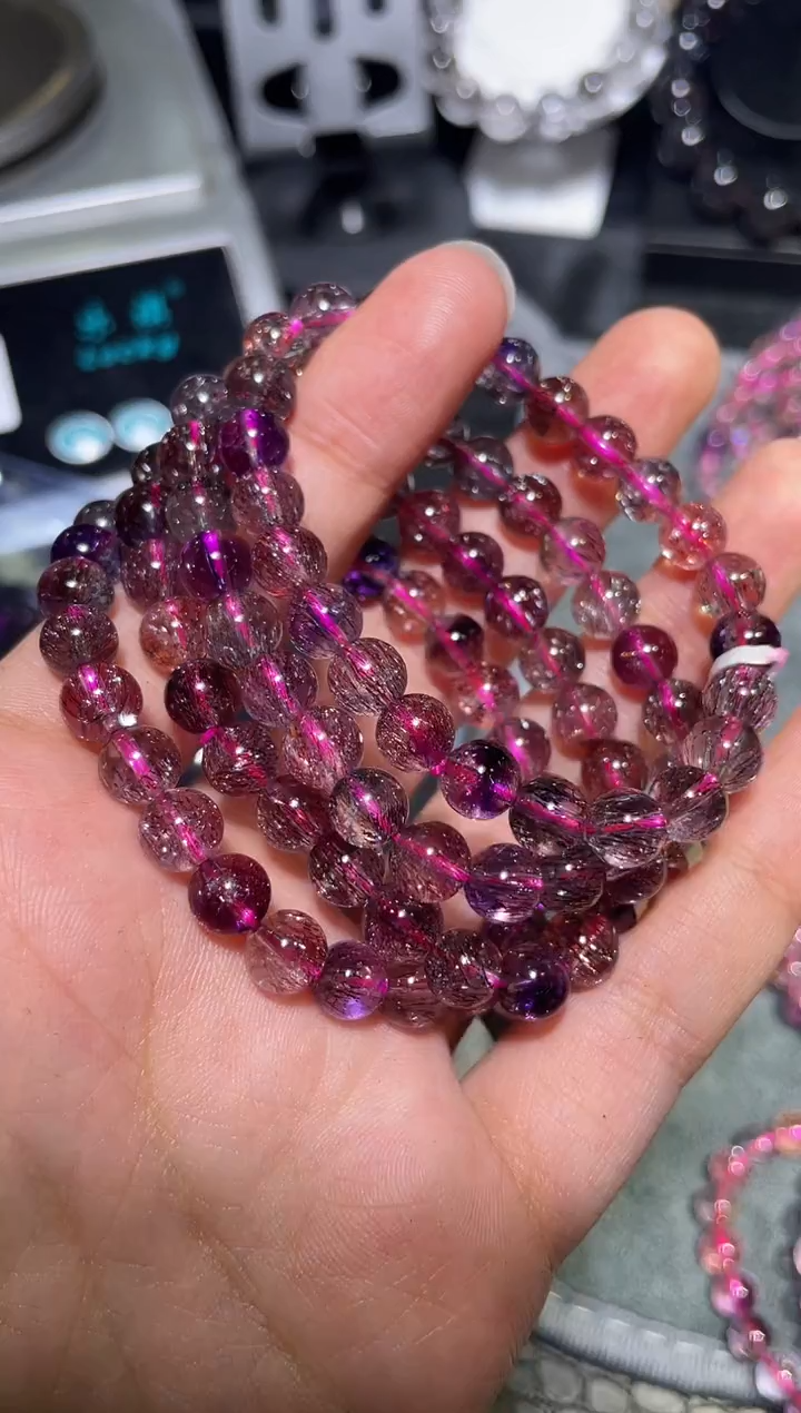 【闪购商品】水晶手链未镶嵌超七单圈A7.5（多样性发其一）