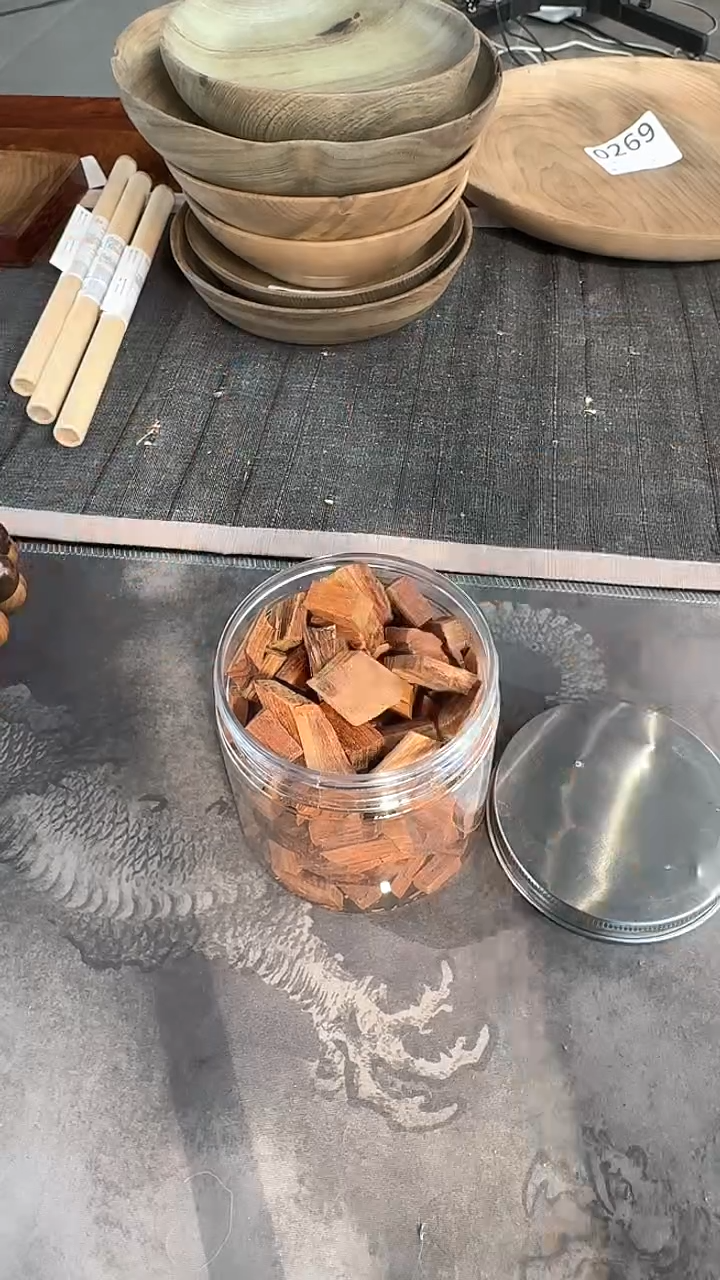 【闪购商品】柏木（崖柏）木雕陈化黑油料200克香块