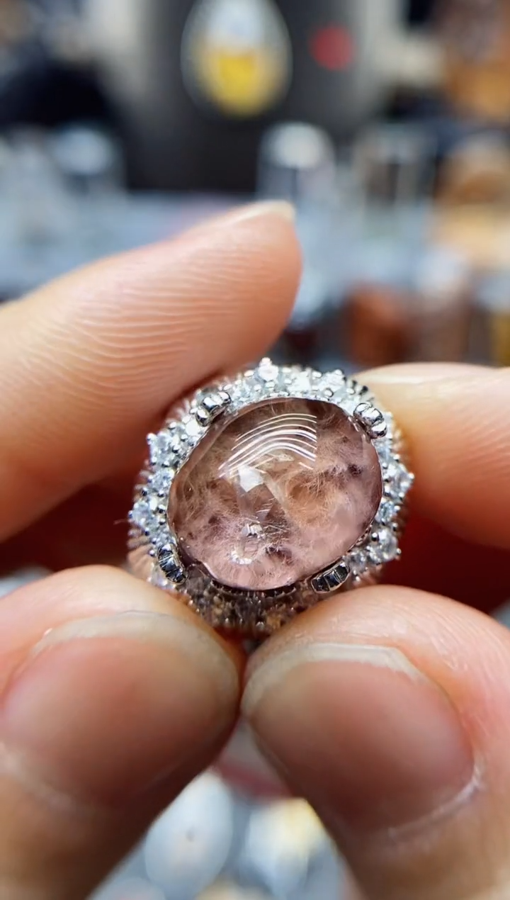 【闪购商品】水晶戒指银S925镶嵌水晶