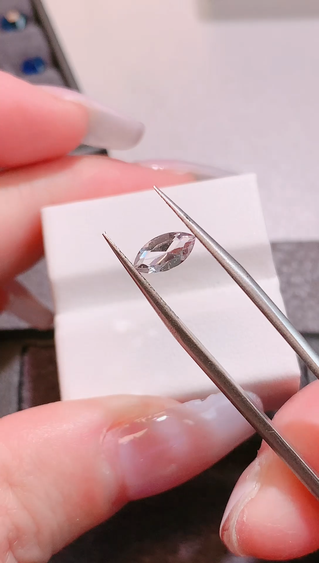 绿柱石（摩根石）裸石马眼切0.5ct