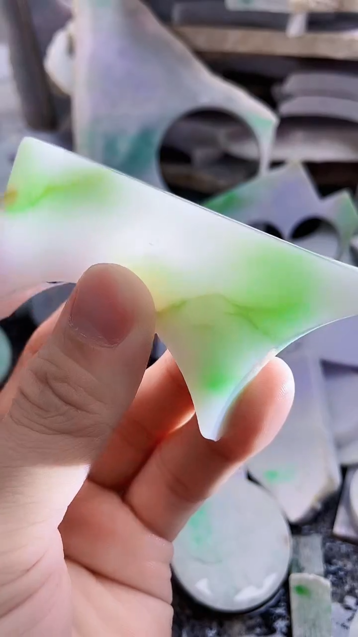 裸石翡翠天然A货翡翠板料