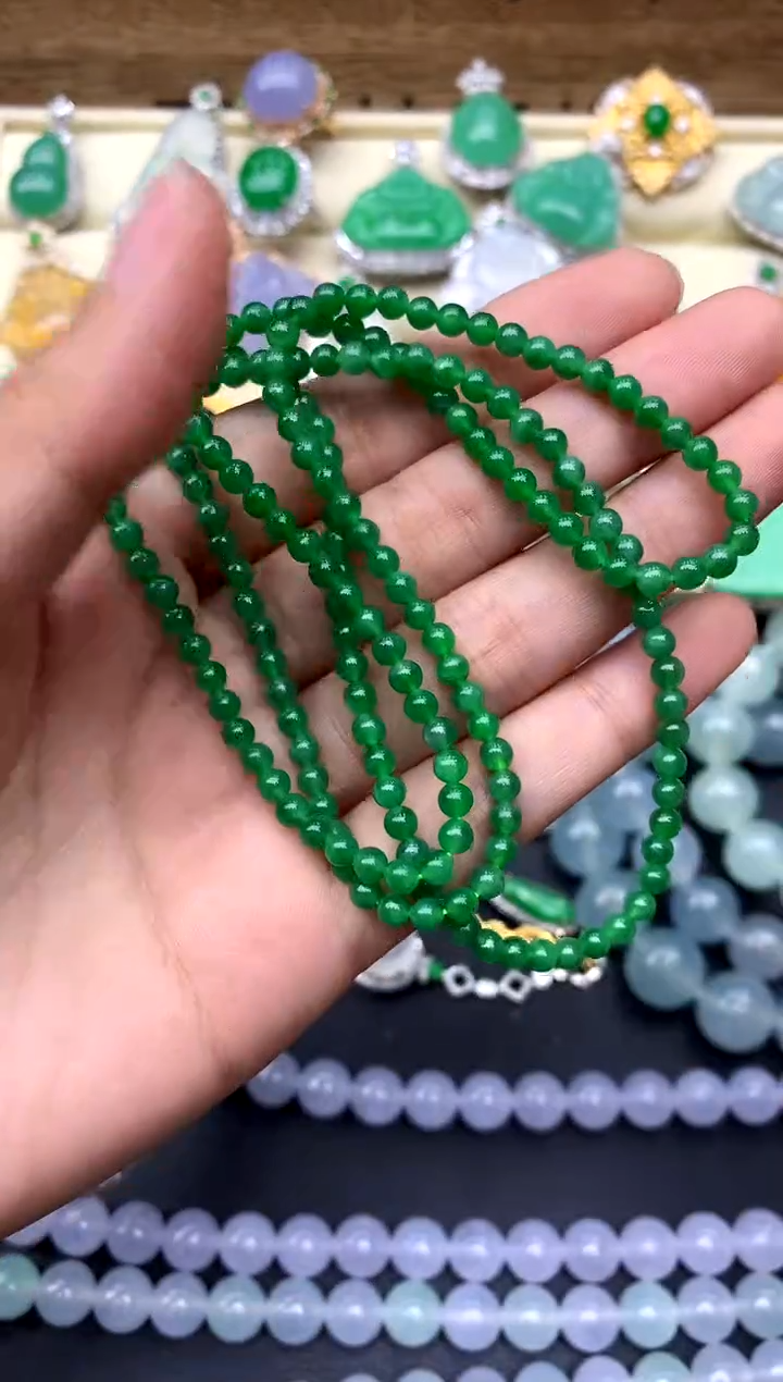 【闪购商品】翡翠手串未镶嵌348-中国好珍宝