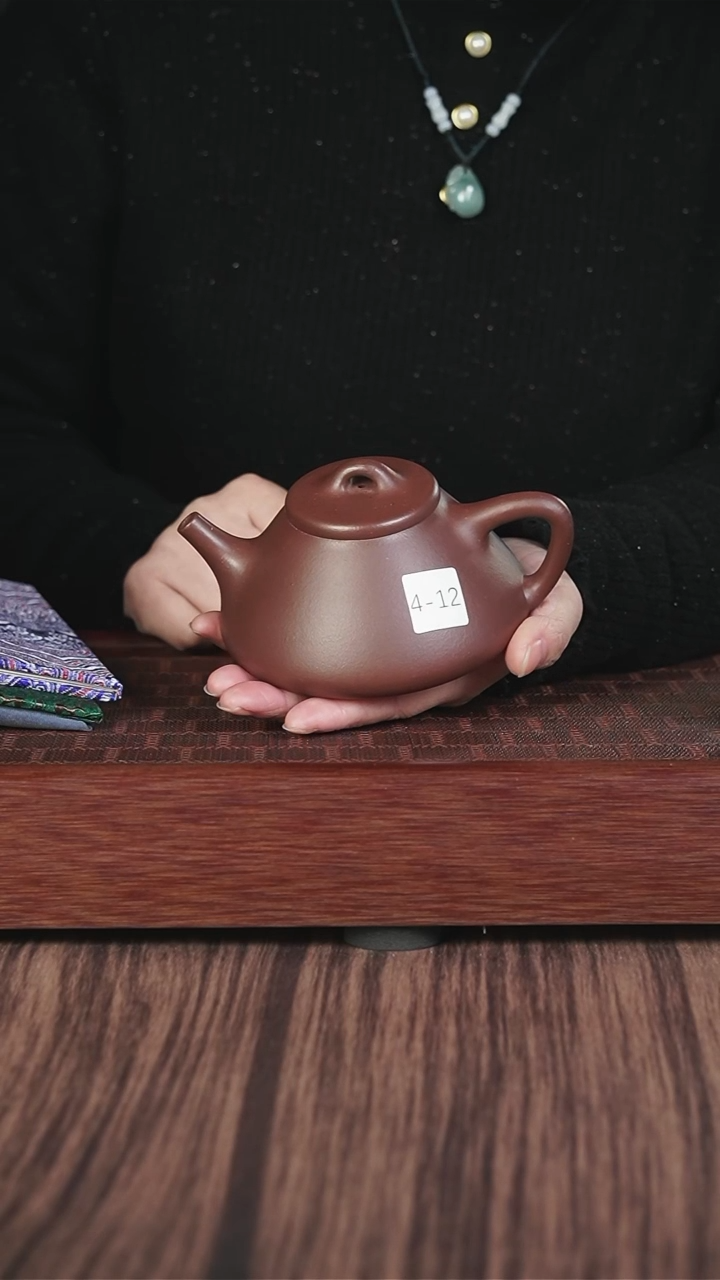 【闪购商品】紫砂茶壶4-12  子冶石瓢