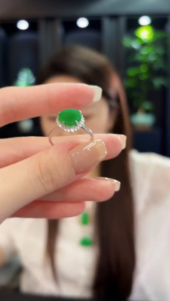 未镶嵌戒指翡翠 缅料A货/支持复检/一件