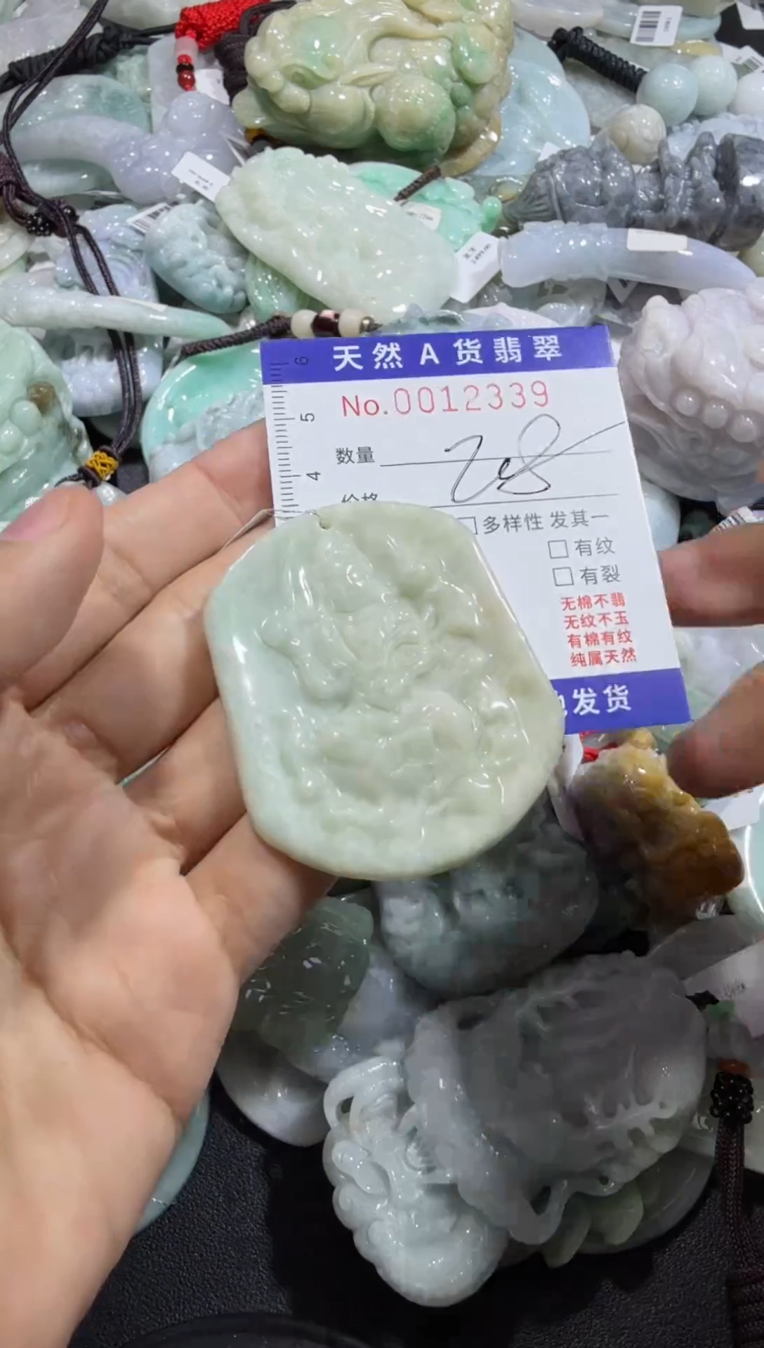 【闪购商品】翡翠颈饰未镶嵌00012339