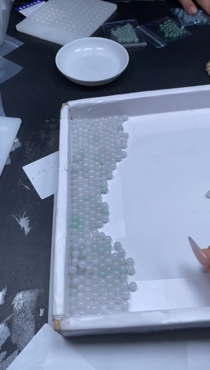 【闪购商品】翡翠颈饰未镶嵌贞城散珠批发DIY