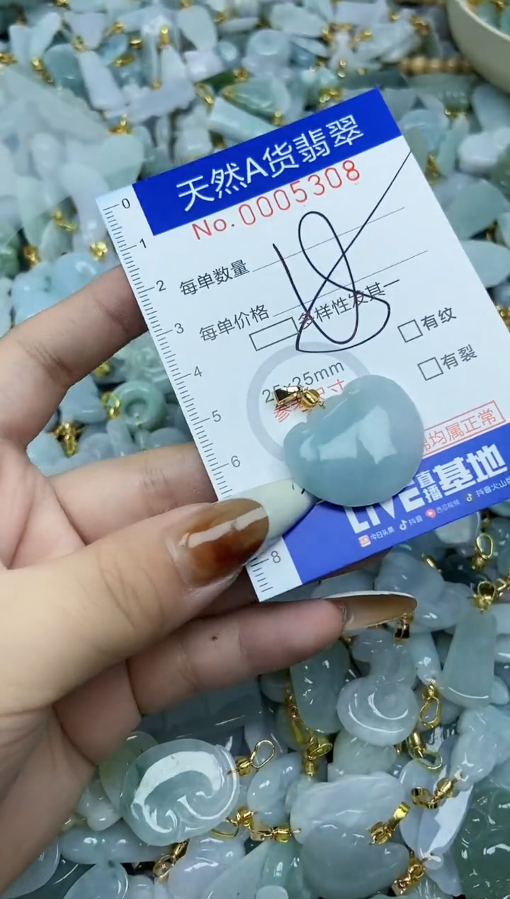 【闪购商品】翡翠颈饰未镶嵌天然A货翡翠